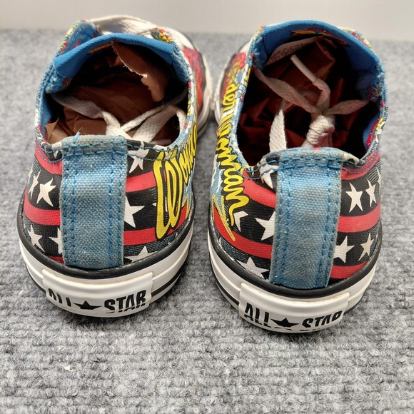 Converse All Star Wonder Women's Low Top Shoes Size 8 Chuck Taylor DC Comics - Picture 7 of 10